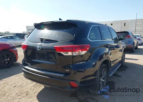 2018 Toyota Highlander Le Plus из США, поврежденный, VIN 5TDZZRFH5JS282679